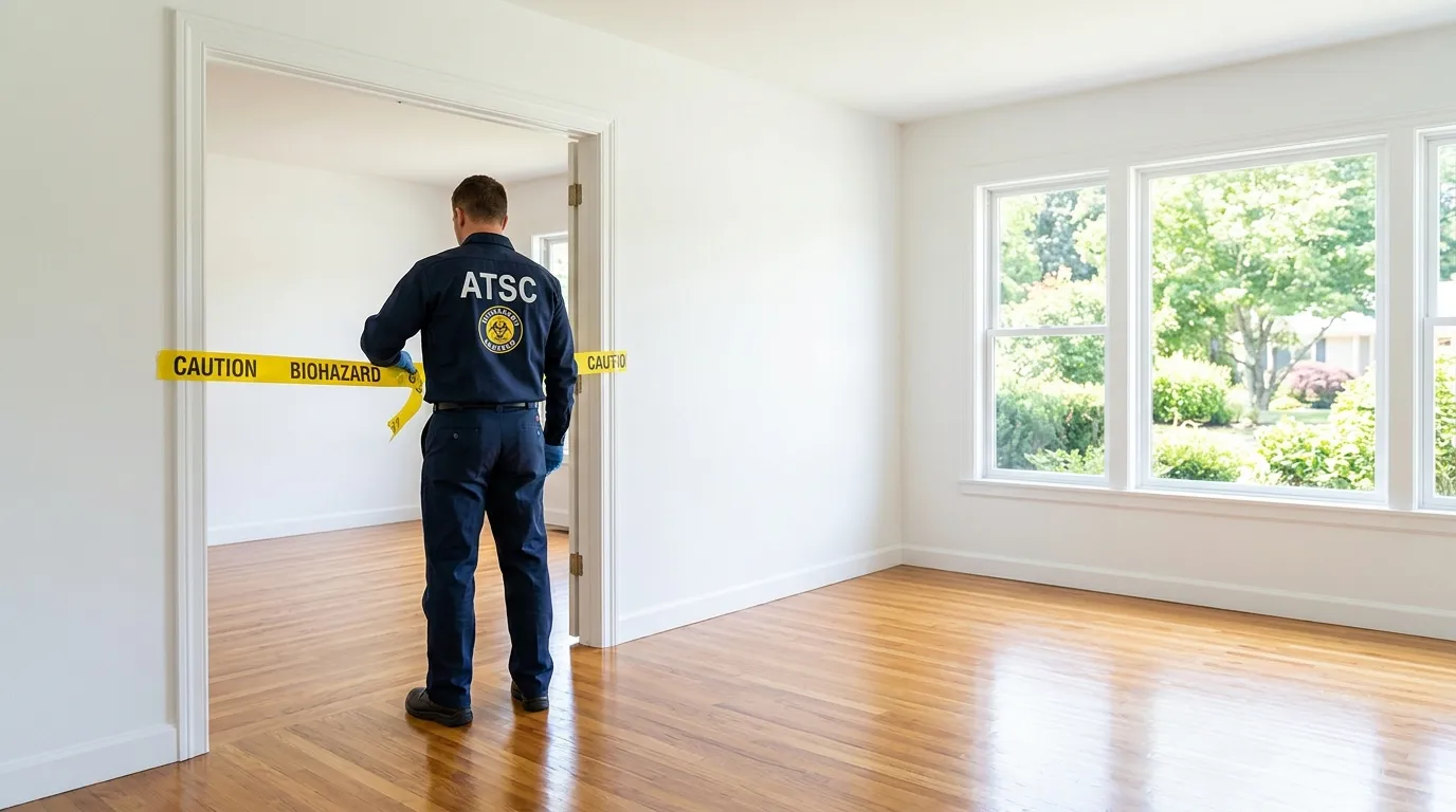 Certified biohazard cleanup crew performing Crime Scene Cleanup in Budd Lake