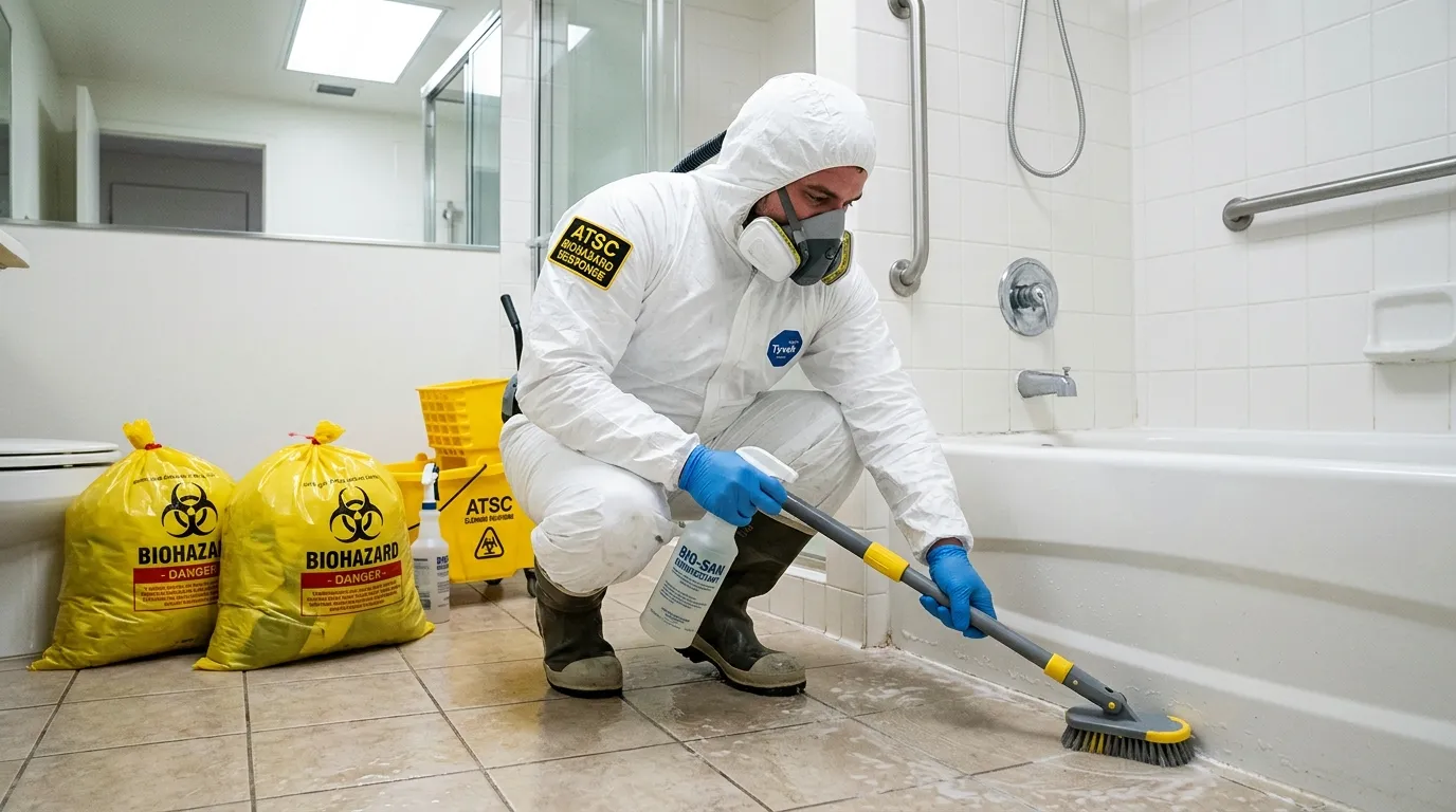 Decontamination equipment deployed for Blood Cleanup in Budd Lake